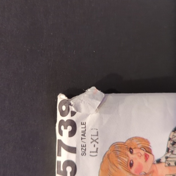 Butterick 5739 Misses Loose Fitting Top Sewing Pattern Size L-XL Uncut Vintage - Picture 2 of 4